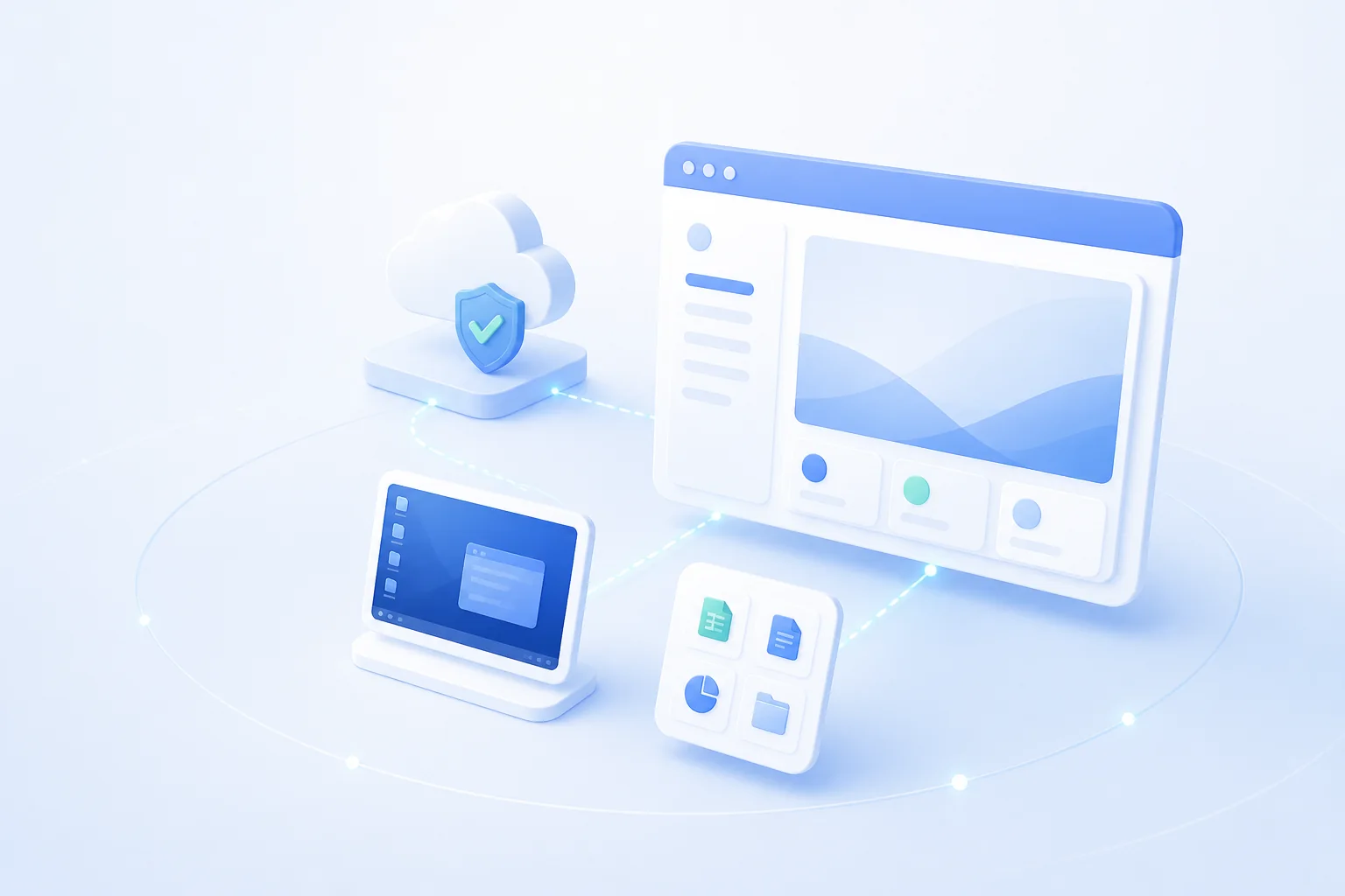 Light RDS Portal workspace connected to a protected remote desktop