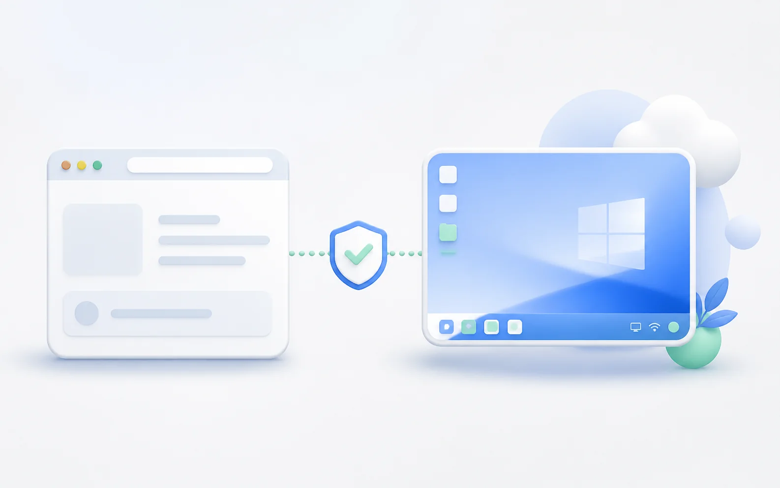 Browser portal showing assigned Remote Desktop resources